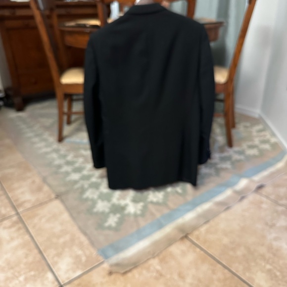 Vintage YSL Formalwear Black Tuxedo with cummerbund & suspenders tailored in USA - Picture 2 of 14